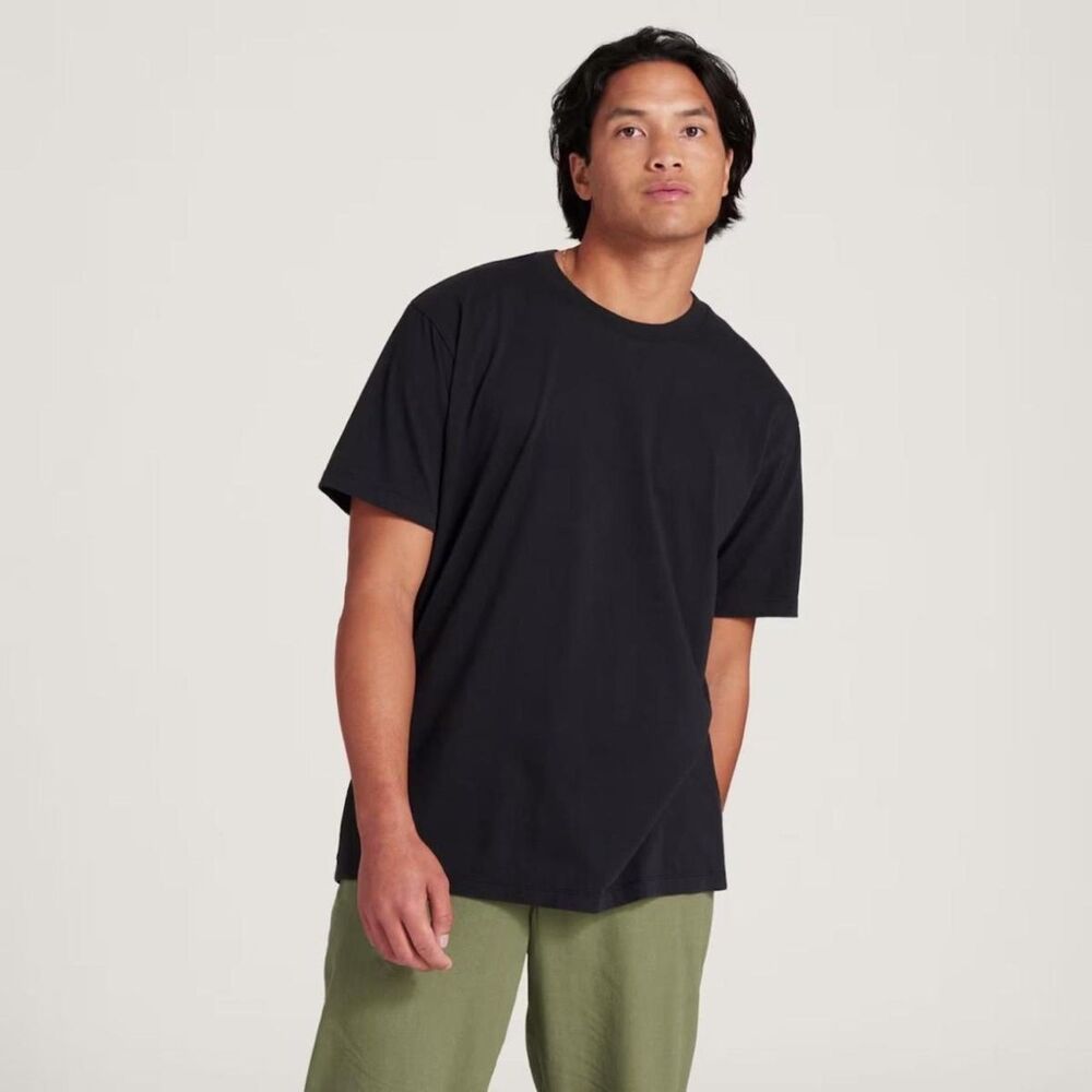 Allbirds T-Shirt Mens XS Black Organic Cotton Short Sleeve Eco-Friendly Tee NWT